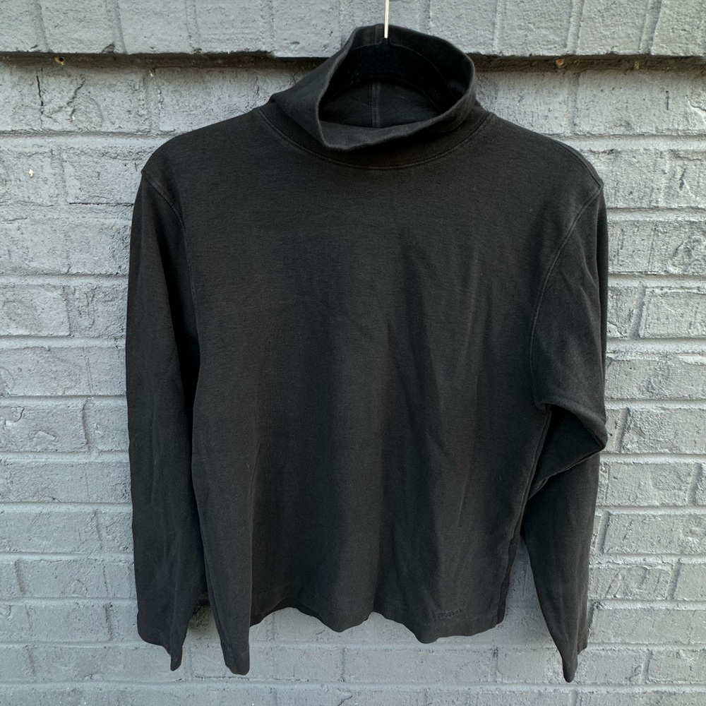 Vtg Patagonia Organic Cotton Black Turtleneck Size Small Style 53760 1999